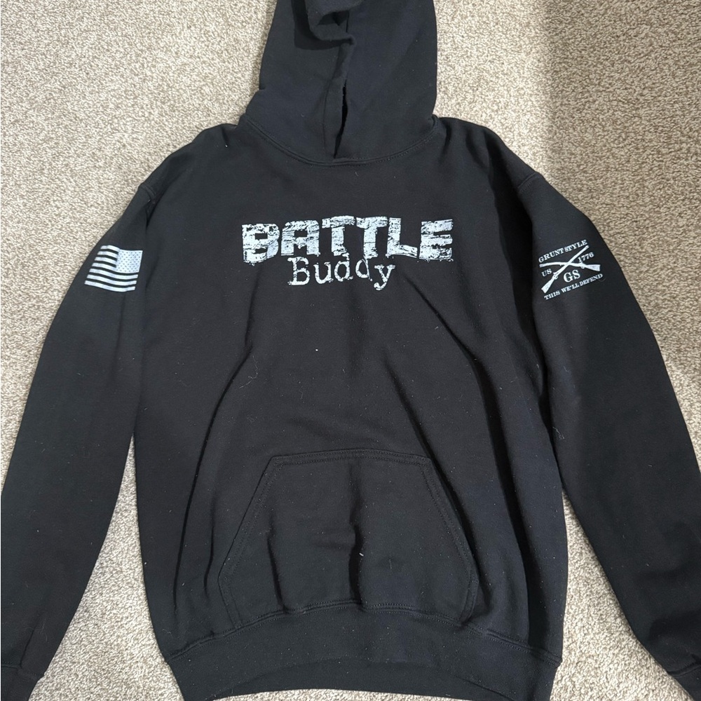Grunt Style Black Battle Buddy Hoodie